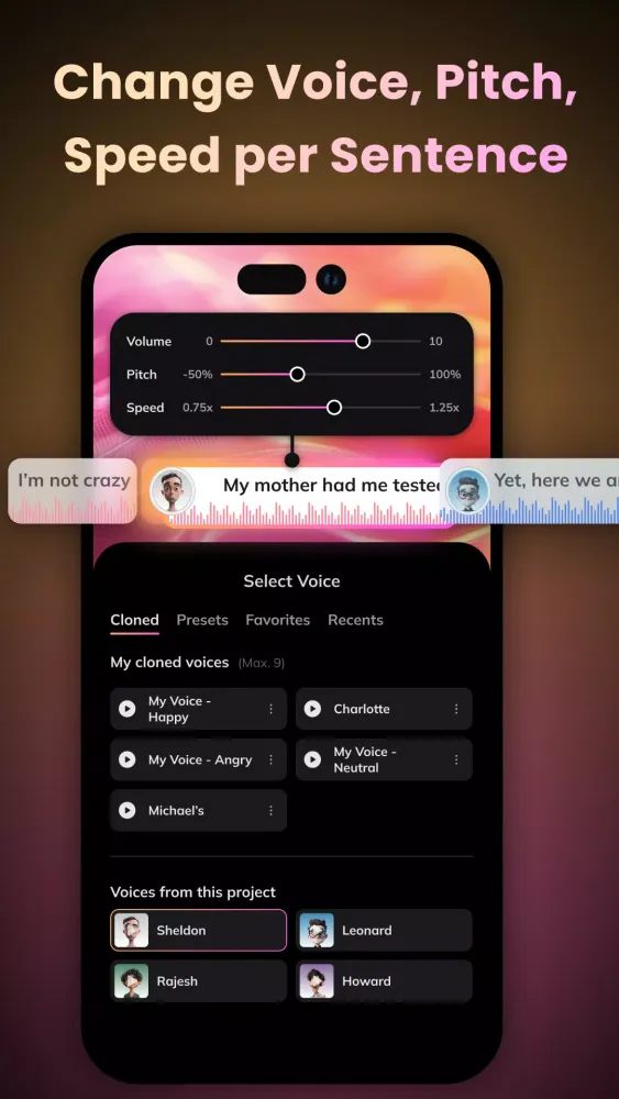 AI Voice Editor by Vozo Screenshots