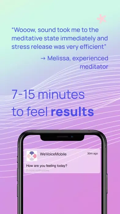 Zrzuty ekranu WeVoice-AI: Sleep Stress Focus