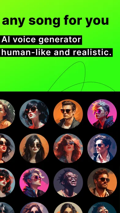 Captures d'écran de YourArtist.AI - AICover & Chat