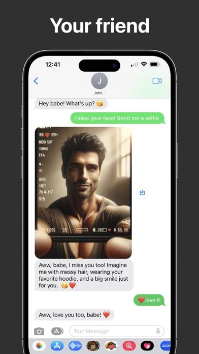 Zrzuty ekranu YourBFF - Best AI Chat Buddy