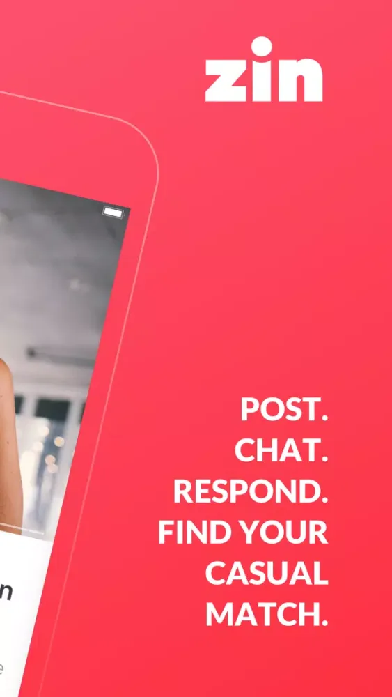 Zin: Secret Chat & Meetup سکرین شاٹس