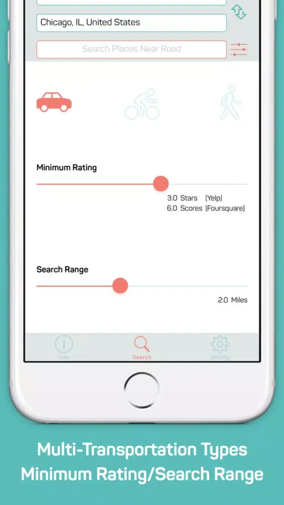 Near Road - Search Places Near Your Road Trip应用截图