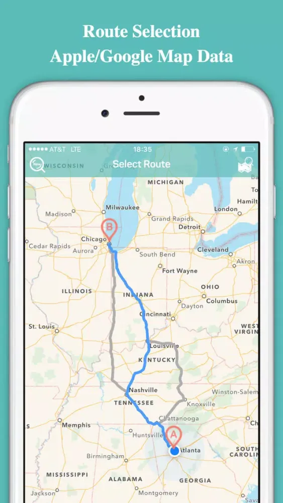Near Road - Search Places Near Your Road Trip应用截图