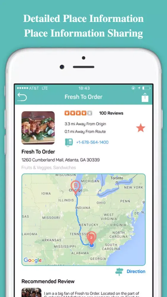 Near Road - Search Places Near Your Road Trip应用截图
