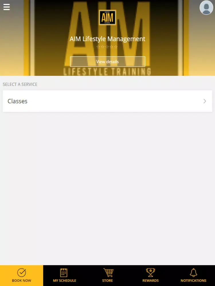 Capturas de tela do AIM Lifestyle Training iPad 