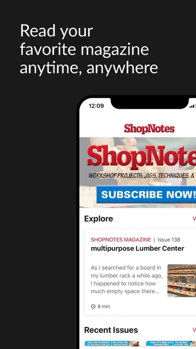 ShopNotes Magazine應用截圖