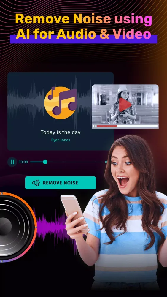 AI Noise Remover: Audio&Video Screenshots