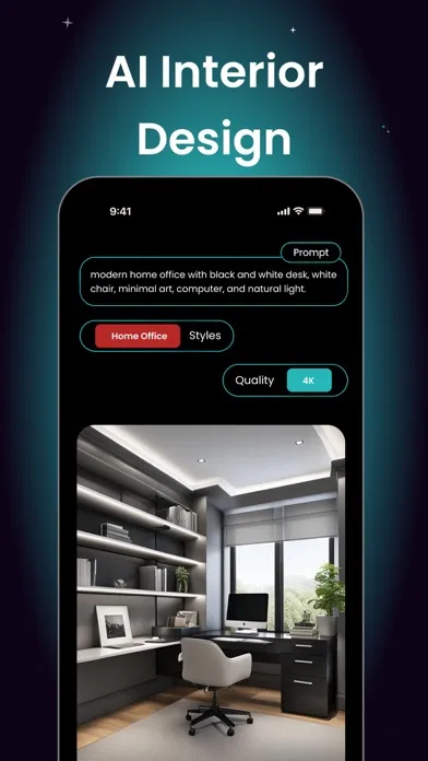 Capturas de tela do AI Interior & Home Design