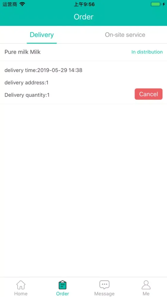 Ảnh chụp màn hình của Kangaroo service home