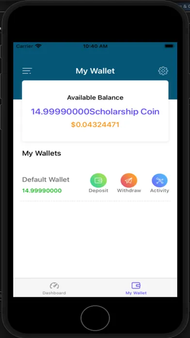 Scholarship Coin स्क्रीनशॉट