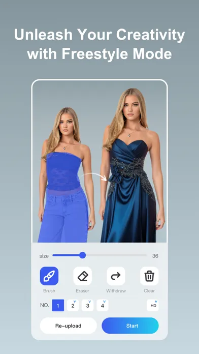 Tangkapan skrin Photo Leaper:AI Image Dressup