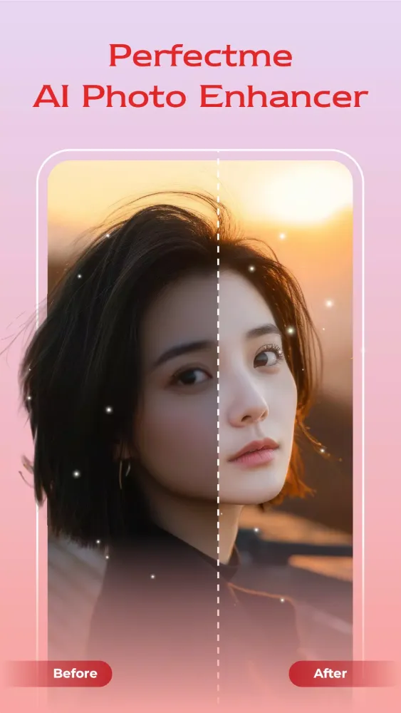 ภาพหน้าจอของ Perfectme: AI Photo Enhancer