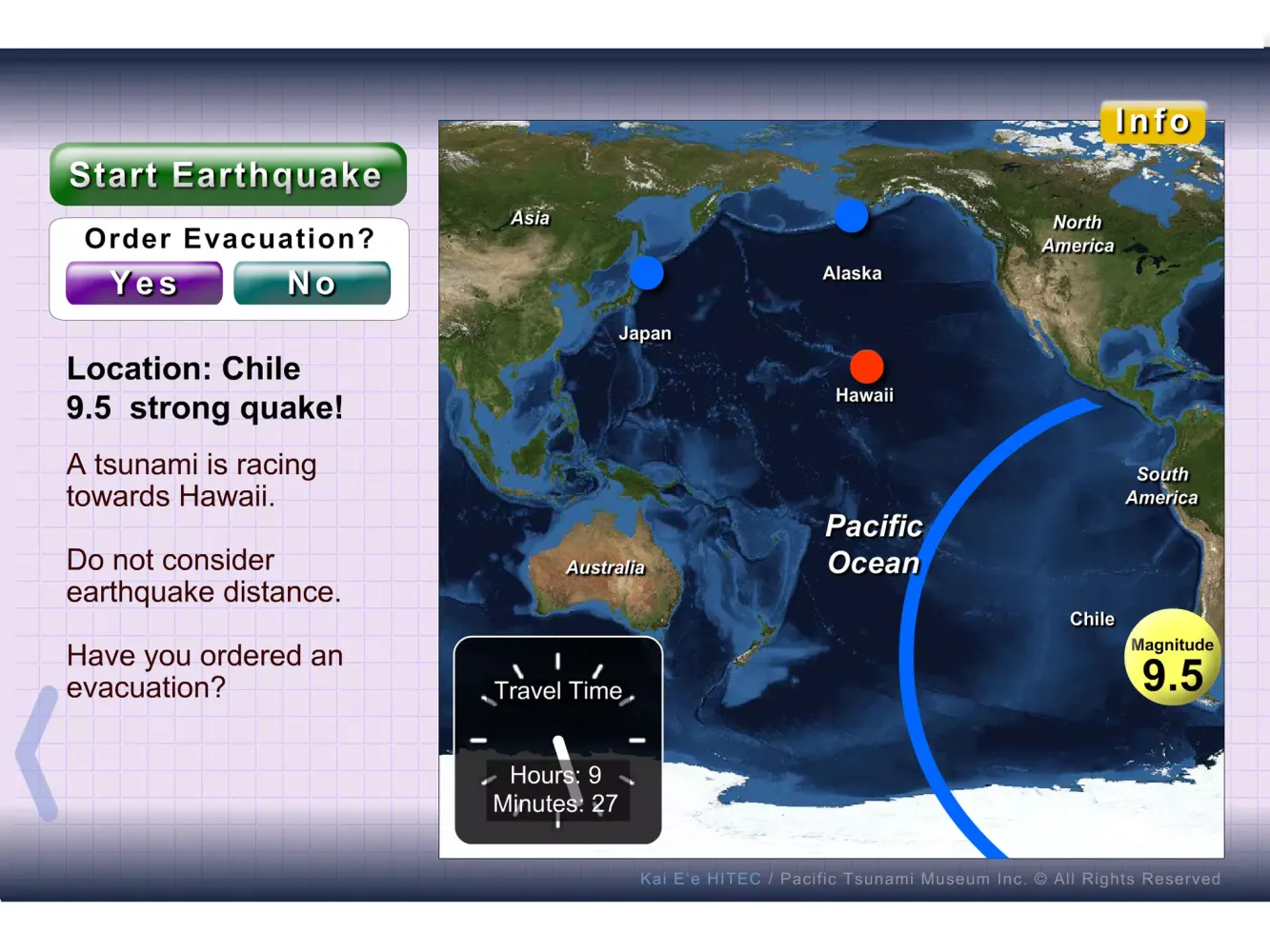Screenshot di Tsunami warning? You decide!