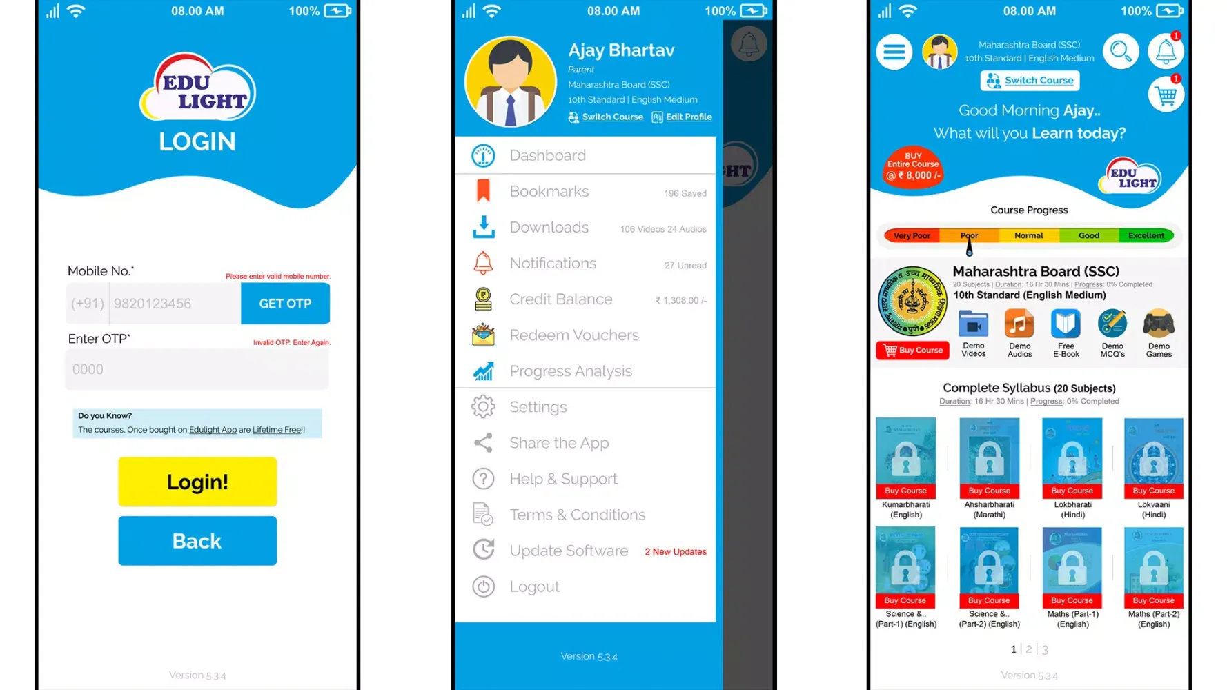 Screenshot di Edulight App (TV & Tablet)