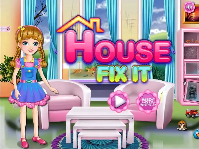 Tangkapan layar Fix My House Room Makeover