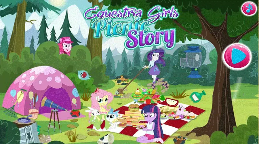 Equestria Girls Picnic Story Screenshots