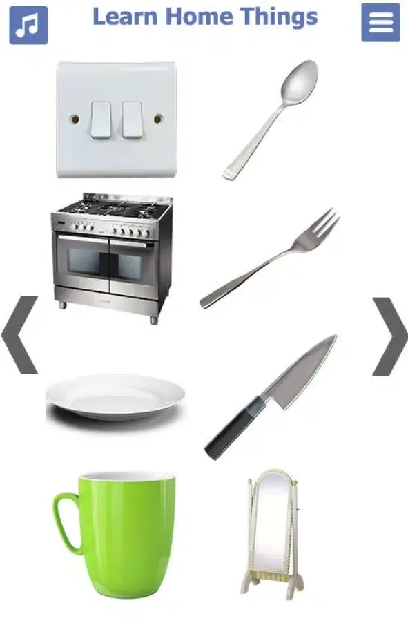 ภาพหน้าจอของ Home Things in English
