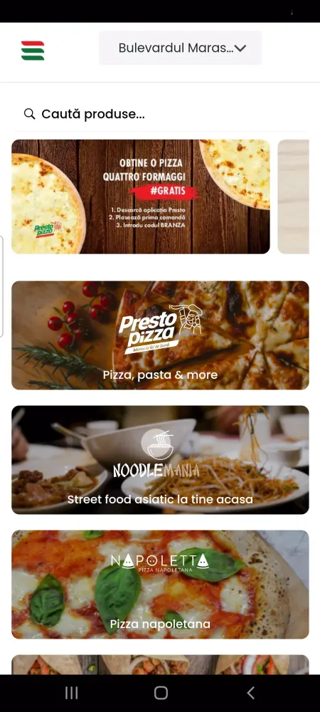 Presto Pizza Screenshots