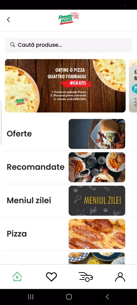 Presto Pizza Screenshots