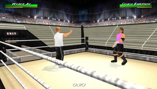 Tangkapan layar Wrestling Revolution 3D