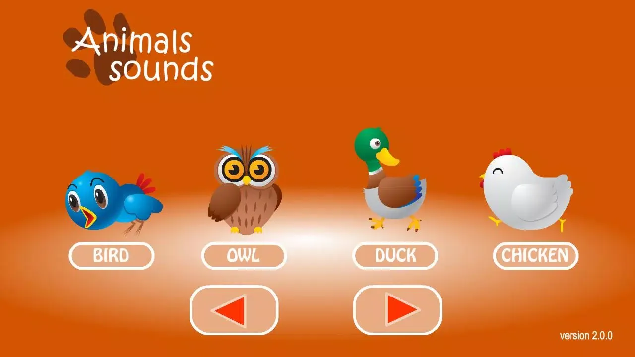 Ảnh chụp màn hình của Animals Sounds
