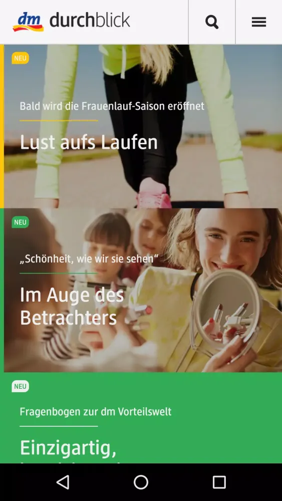 dm durchblick Screenshots