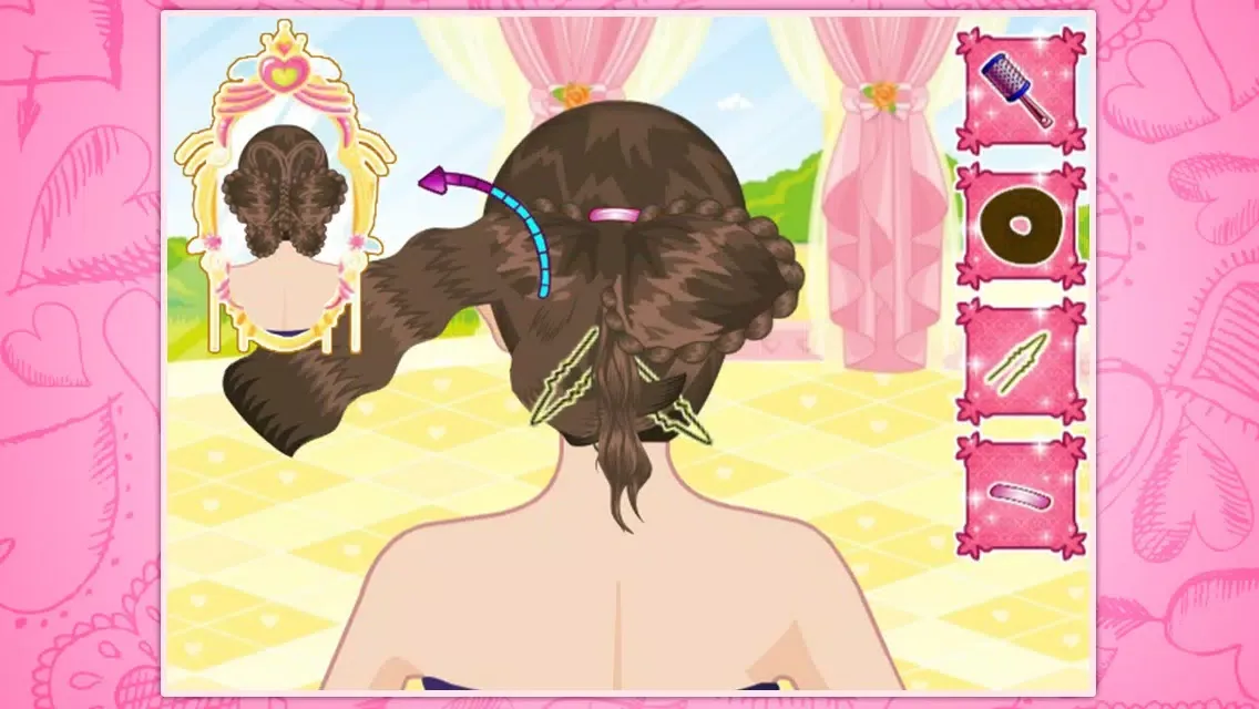 Cute hairdo design سکرین شاٹس