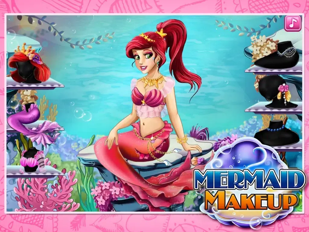 Mermaid Makeup iPad  سکرین شاٹس