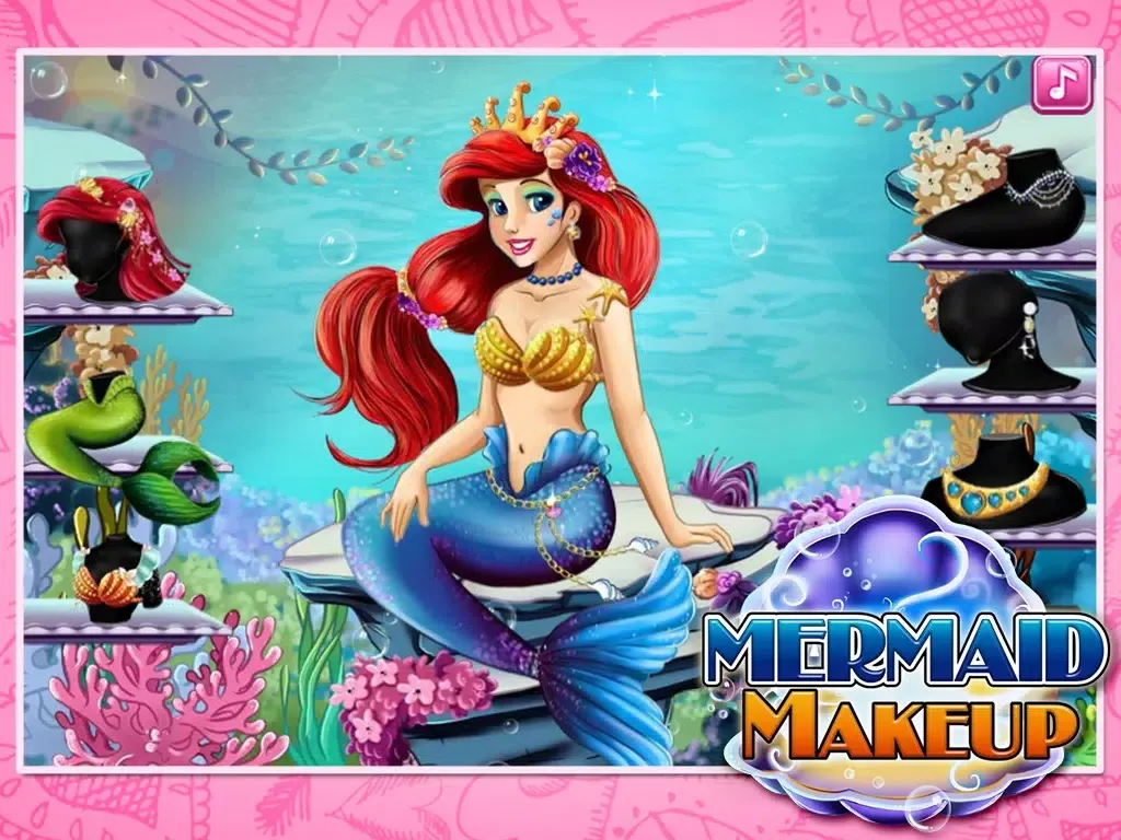 Mermaid Makeup iPad  سکرین شاٹس