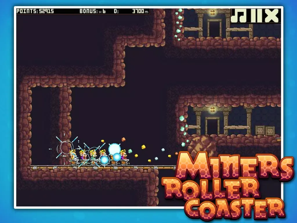 Miners Roller Coaster iPad  Screenshots
