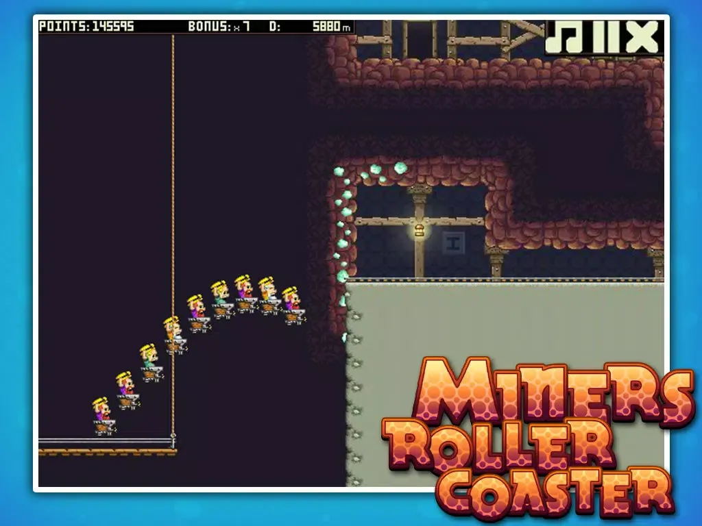Miners Roller Coaster iPad  Screenshots