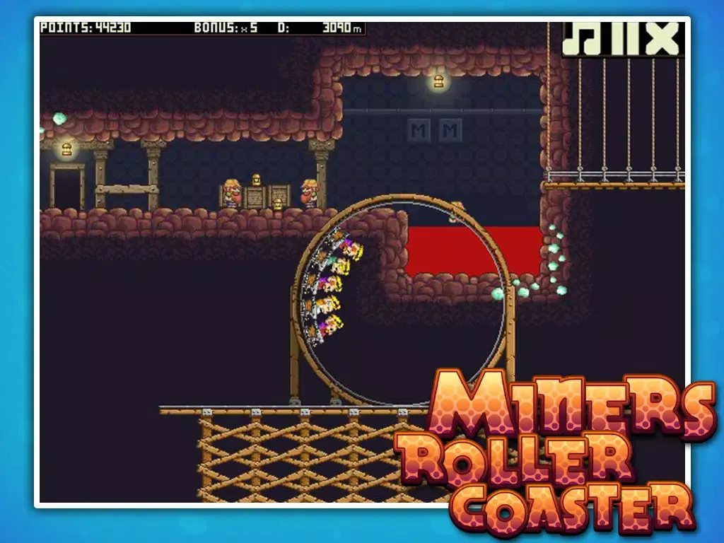 Miners Roller Coaster iPad  Screenshots