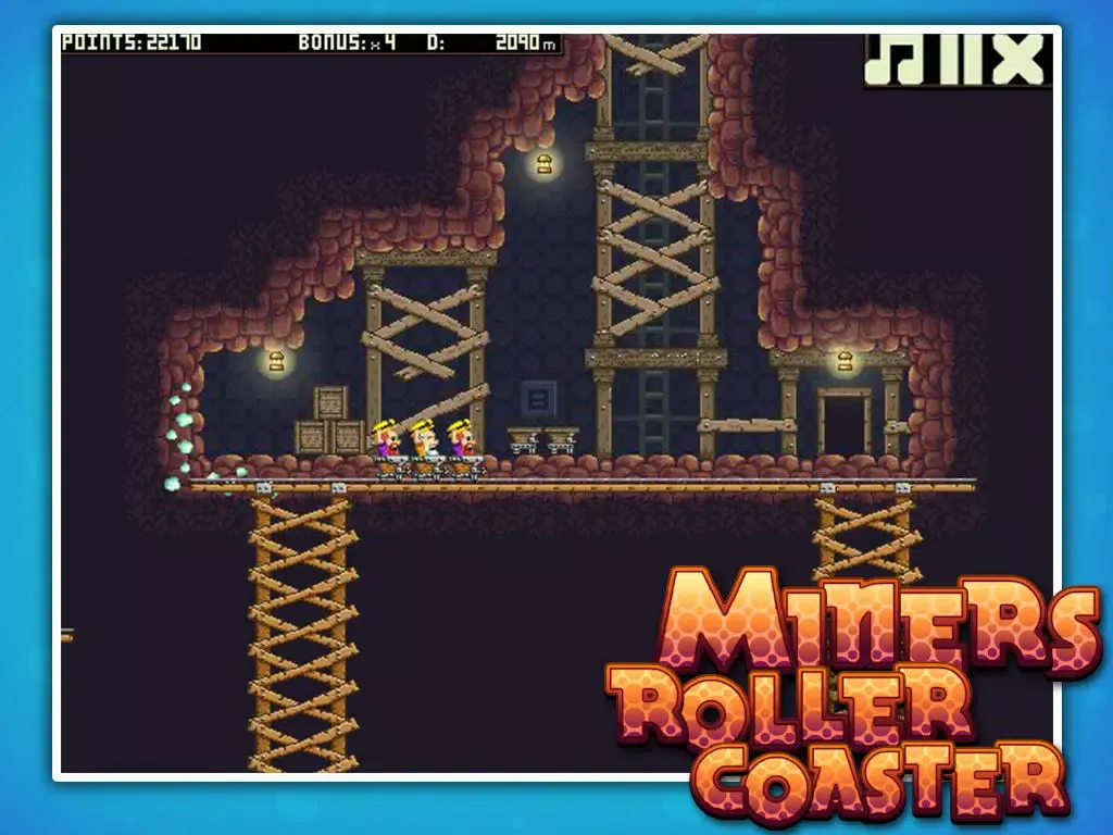 Miners Roller Coaster iPad  Screenshots