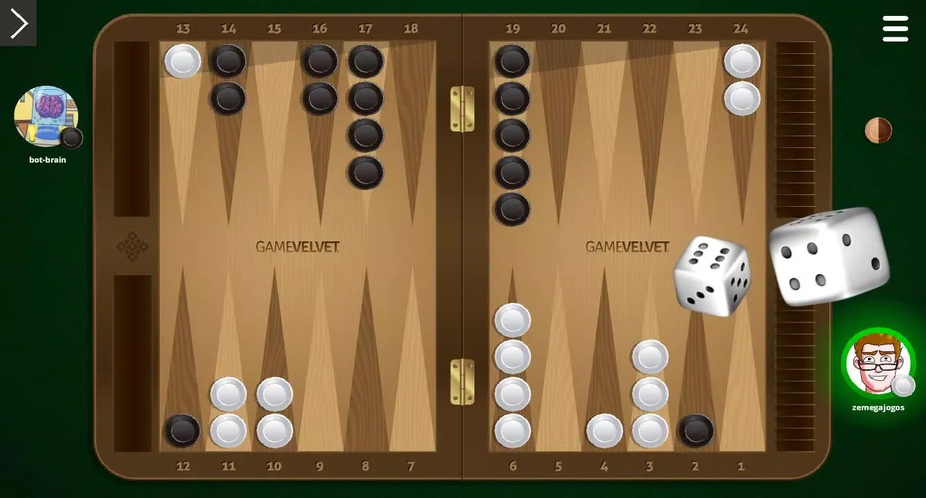 Backgammon Ekran Görüntüleri
