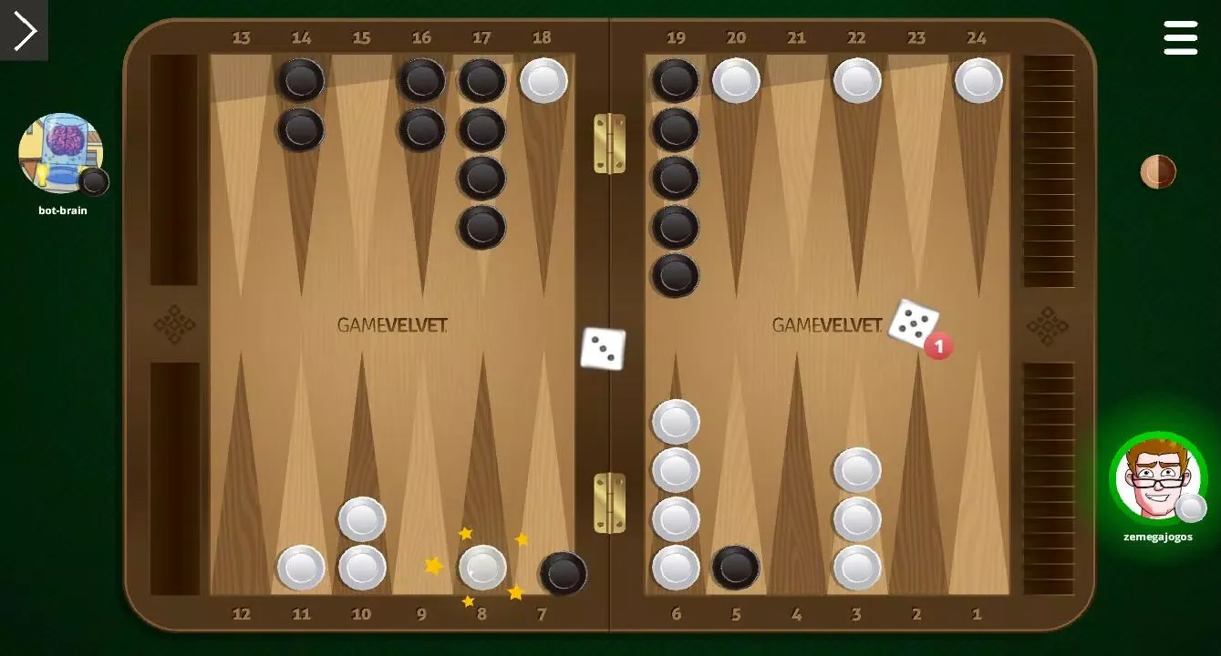 Backgammon Ekran Görüntüleri