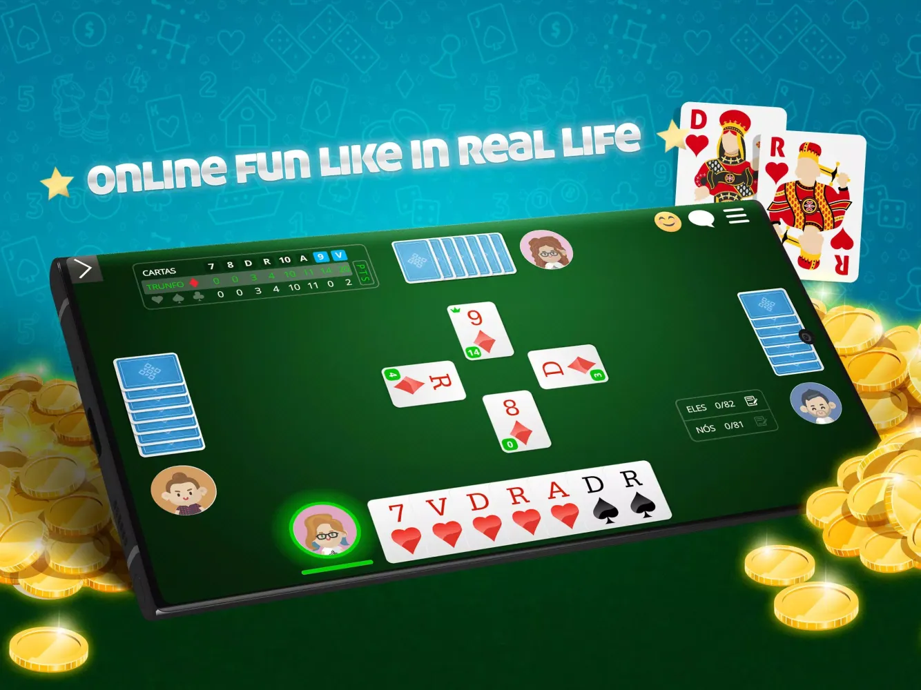 Belote Online应用截图