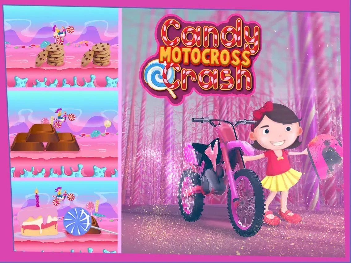 Скриншоты Candy Motocross Crash iPad 