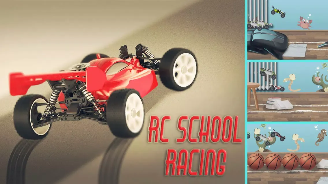 Tangkapan skrin RC School Racing