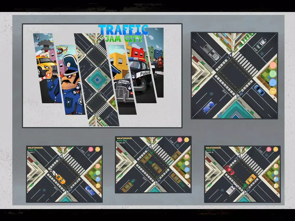 Capturas de tela do Traffic In City iPad 