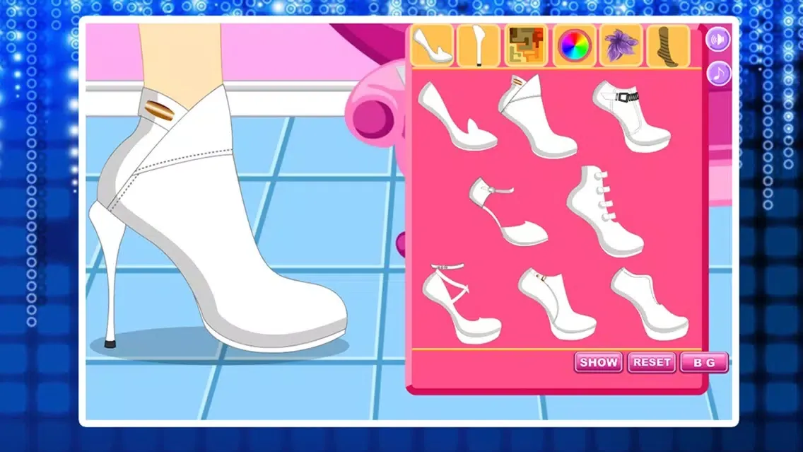 Tangkapan skrin Little designer-my high heels