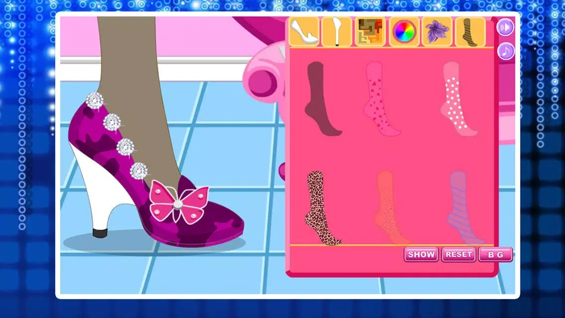 Tangkapan skrin Little designer-my high heels