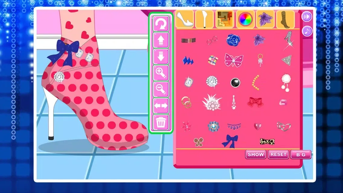 Tangkapan skrin Little designer-my high heels