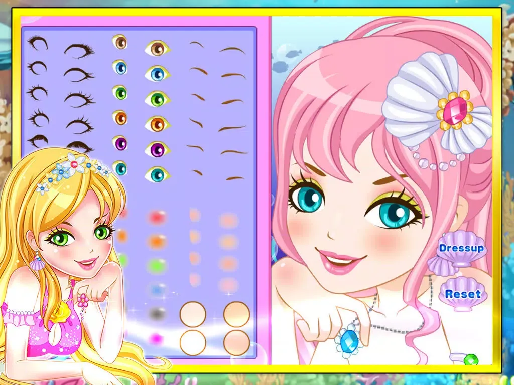 صور Mermaid princess party dressup iPad 