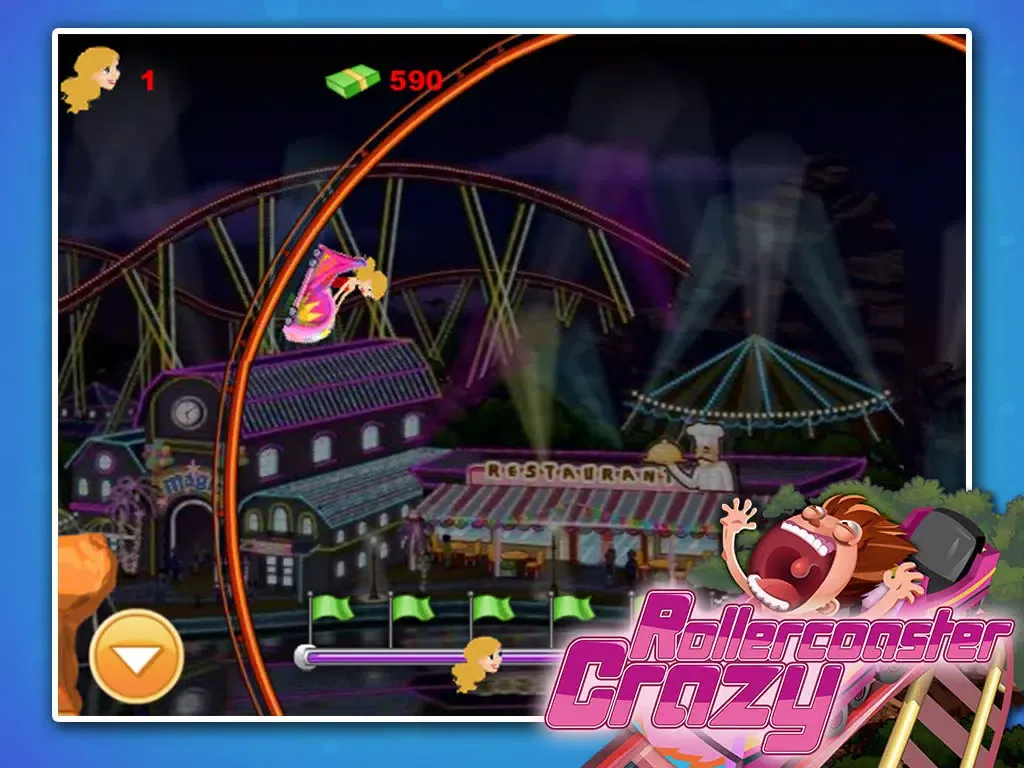 Rollercoaster Crazy ^-^ iPad  स्क्रीनशॉट