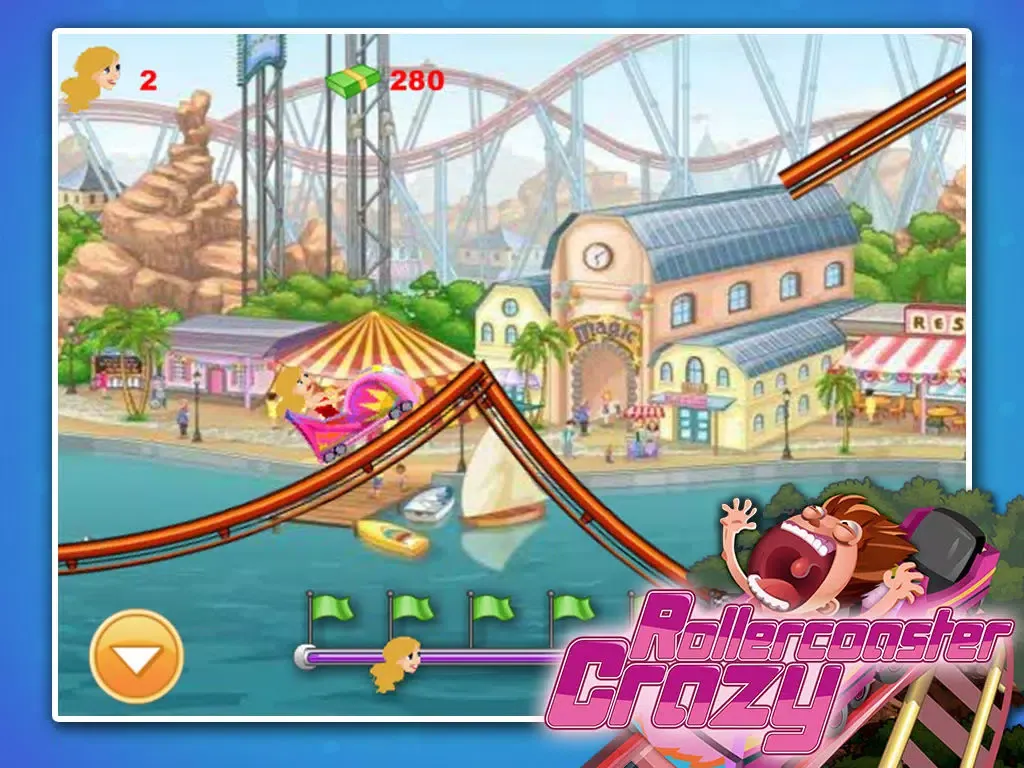 Rollercoaster Crazy ^-^ iPad  स्क्रीनशॉट
