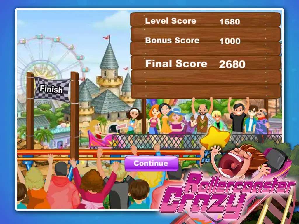 Rollercoaster Crazy ^-^ iPad  स्क्रीनशॉट