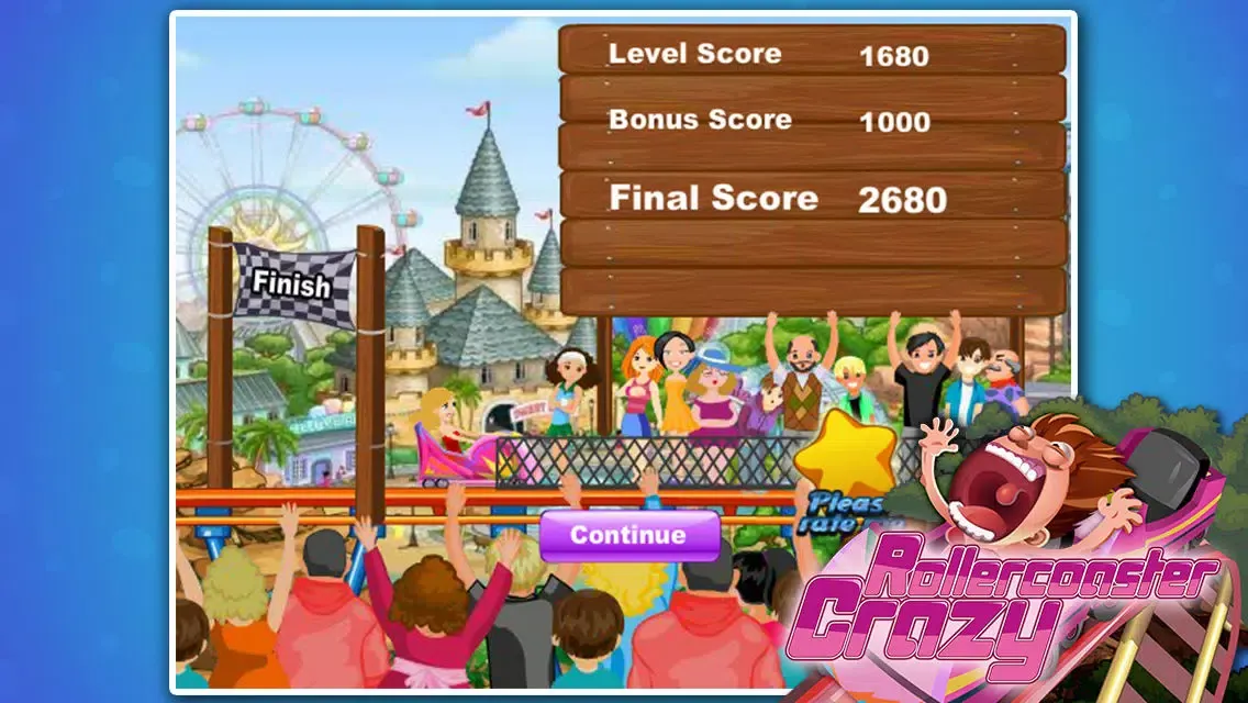 Rollercoaster Crazy ^-^ स्क्रीनशॉट