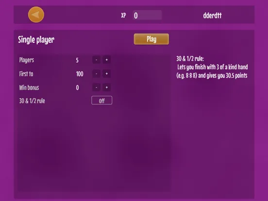 Capturas de pantalla de Thirty one - 31 card game iPad 