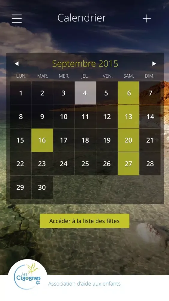 Calendrier des Cigognes Screenshots