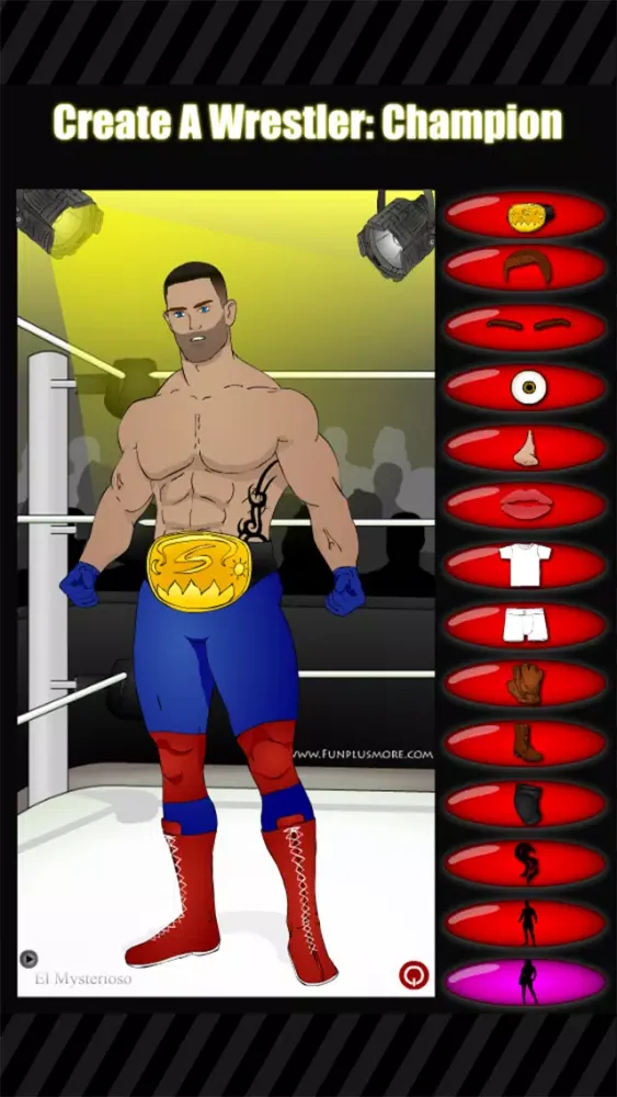 Zrzuty ekranu Create A Wrestler: Champion